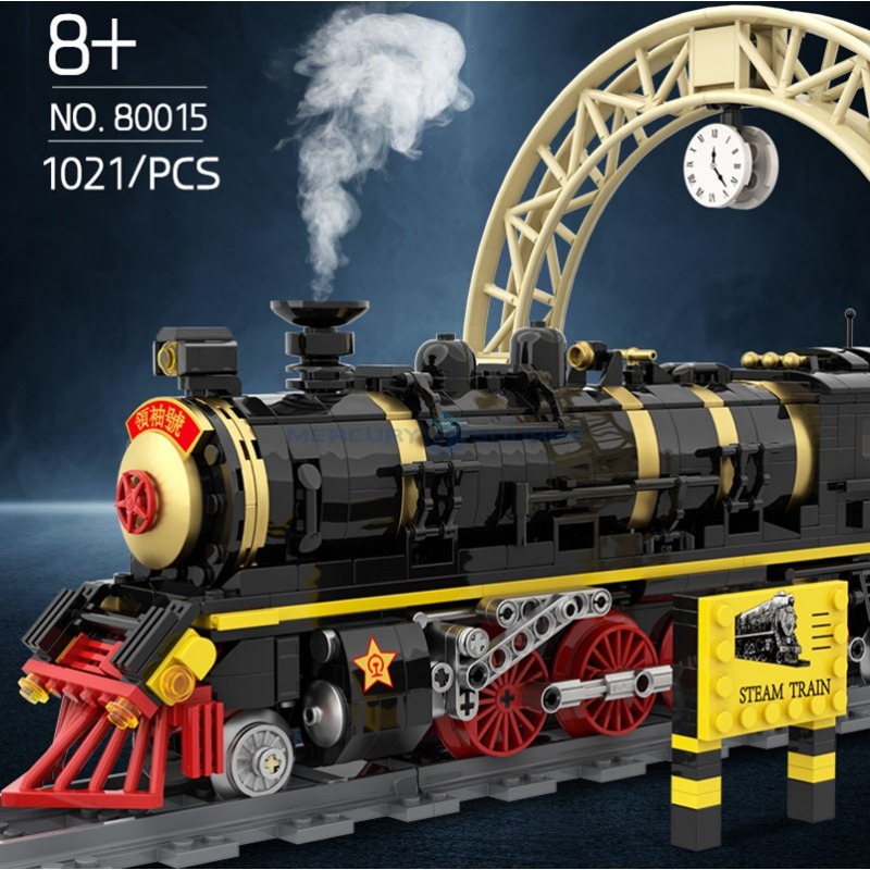 Toy Train Track Set - 1021PCS Leader Number Simulation Train Building