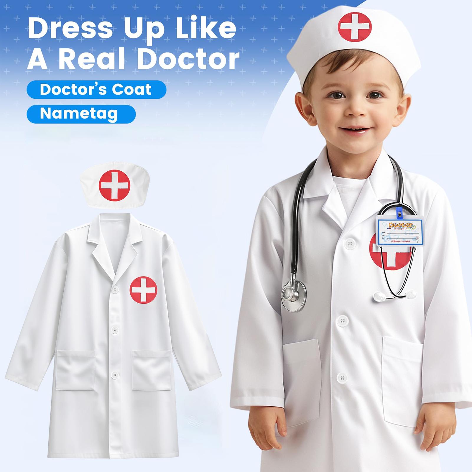 Kids Toys Doctor Set - Kids Doctor Outfit Children Costume Doctor