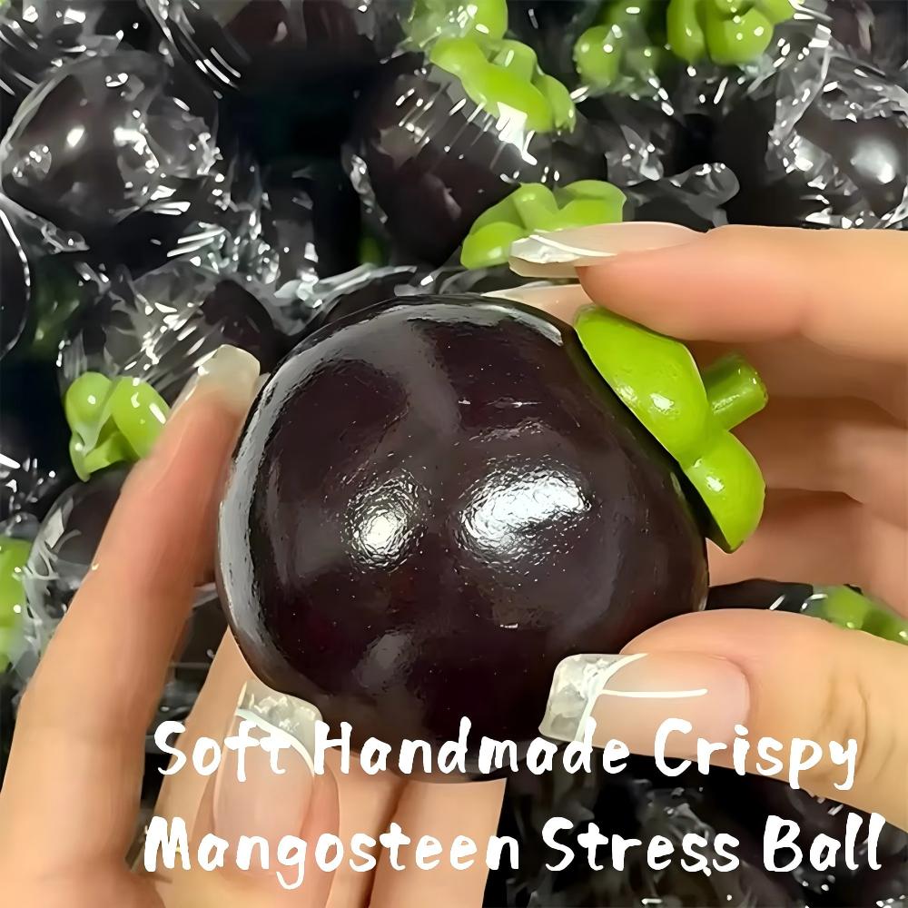 Lego Building Blocks - 1PC Simulated Mangosteen Squishy Fruit Squeeze