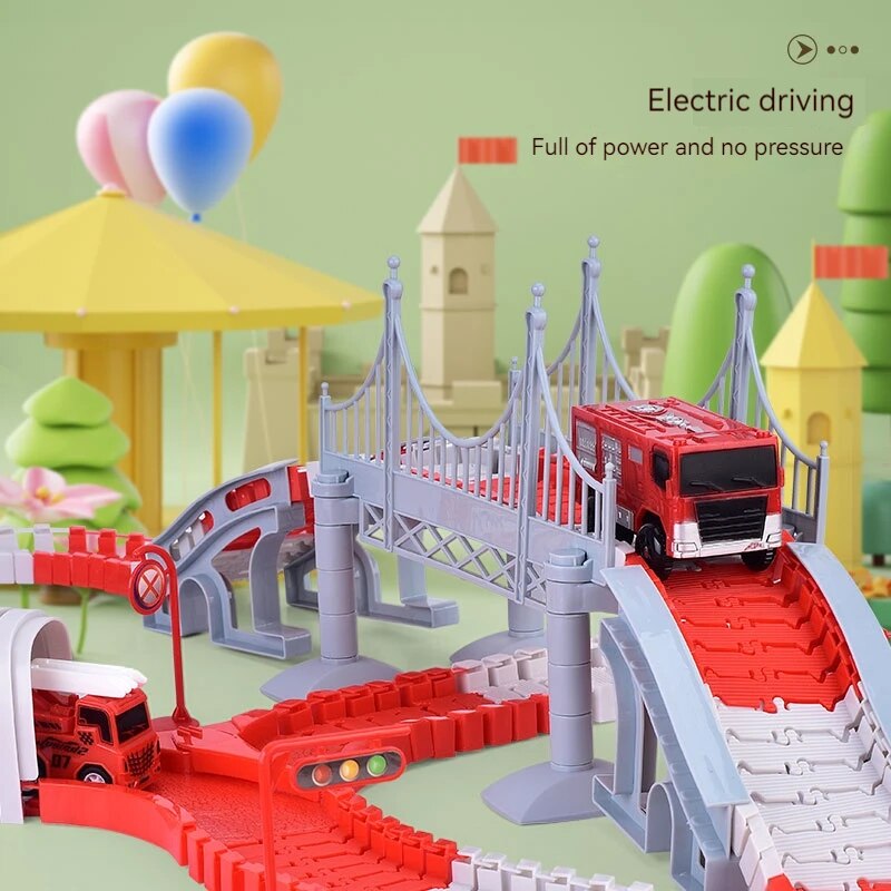 Fire Engine Track Assembling C - Toy Train Track Set review and price