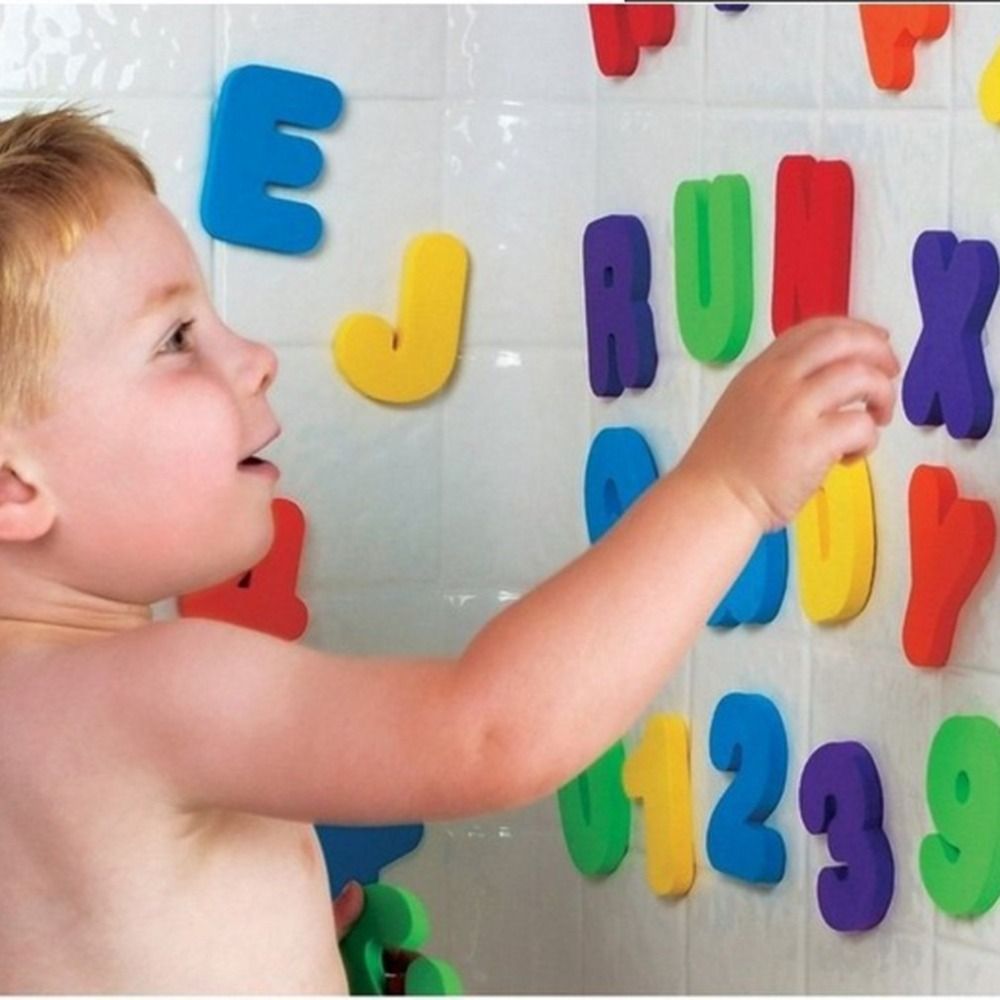 36 pcs Sticker Game for Unisex - Bath Letter Number Foam review and price