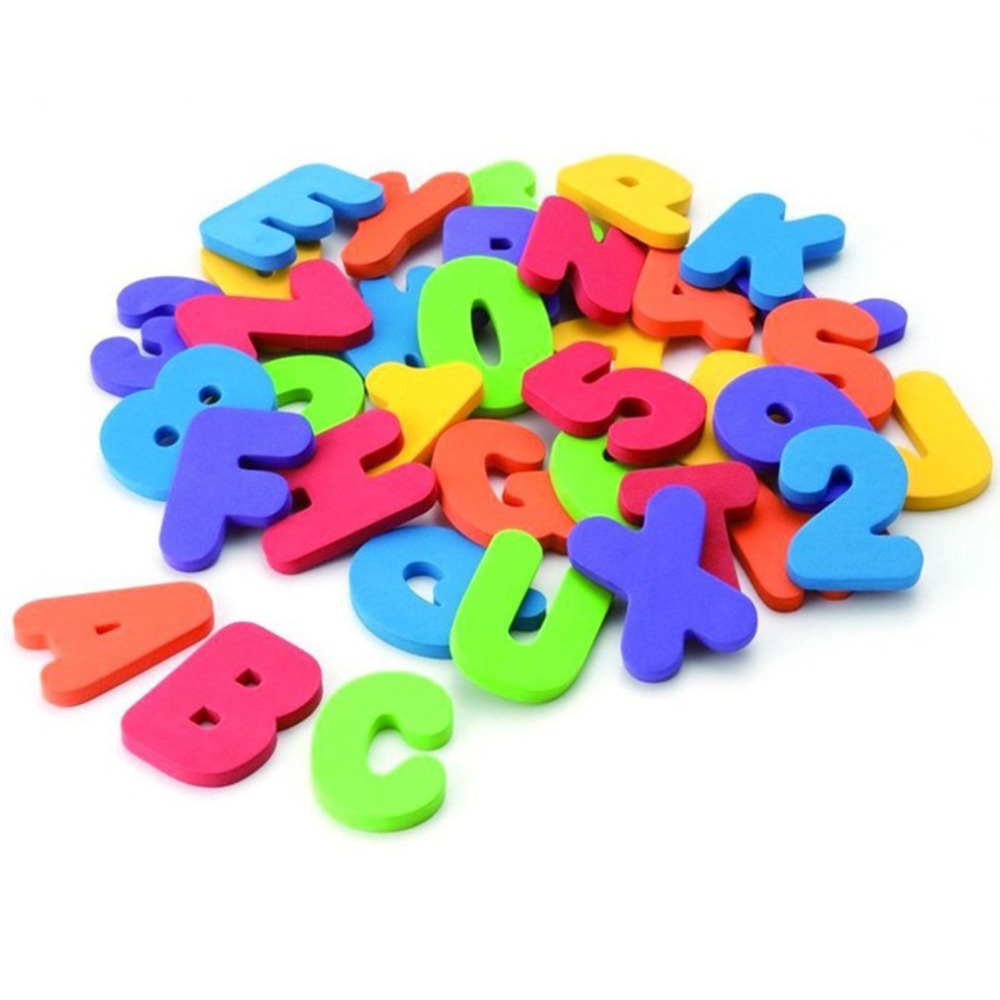 36 pcs Sticker Game for Unisex - Bath Letter Number Foam review and price