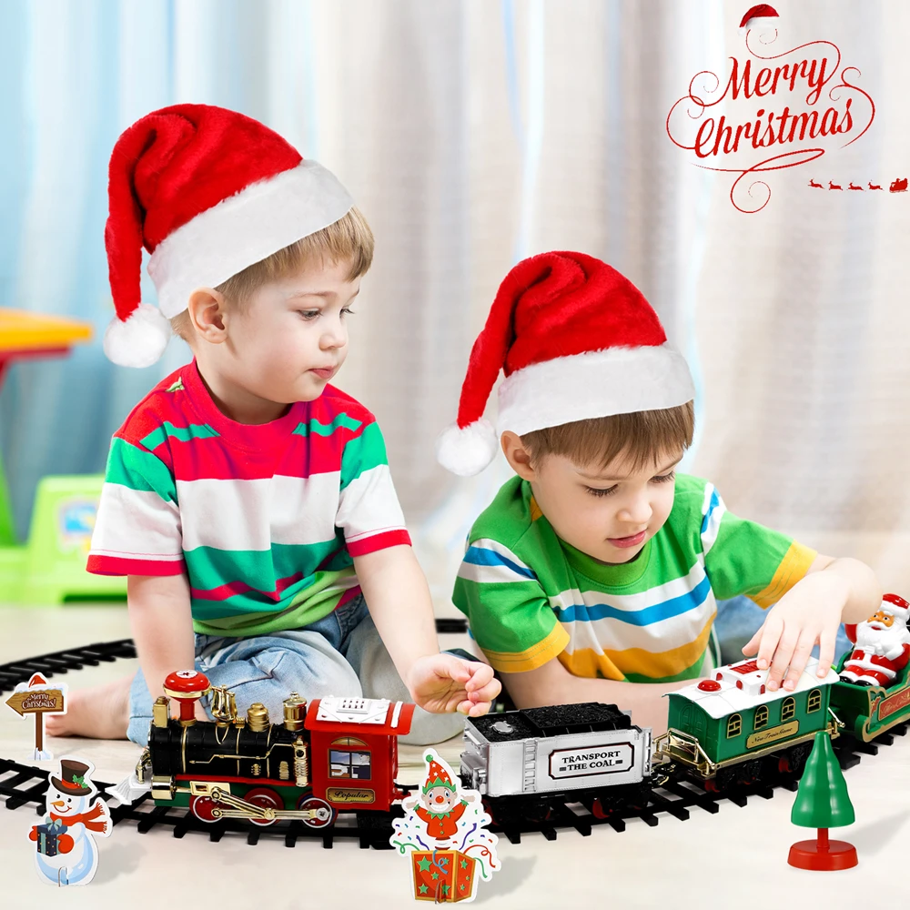 Christmas Train Set Festive Mi - Toy Train Track Set review and price