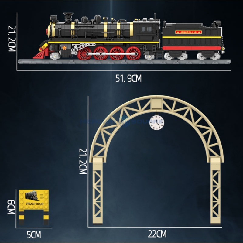 1021PCS Leader Number Simulati - Toy Train Track Set review and price