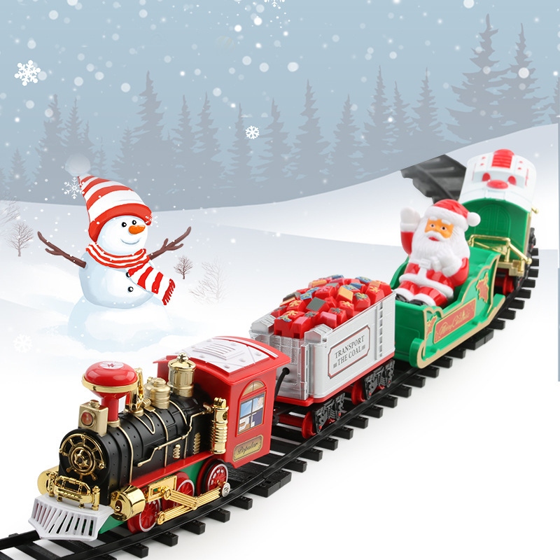 Electric Christmas Train Set M - Toy Train Track Set review and price