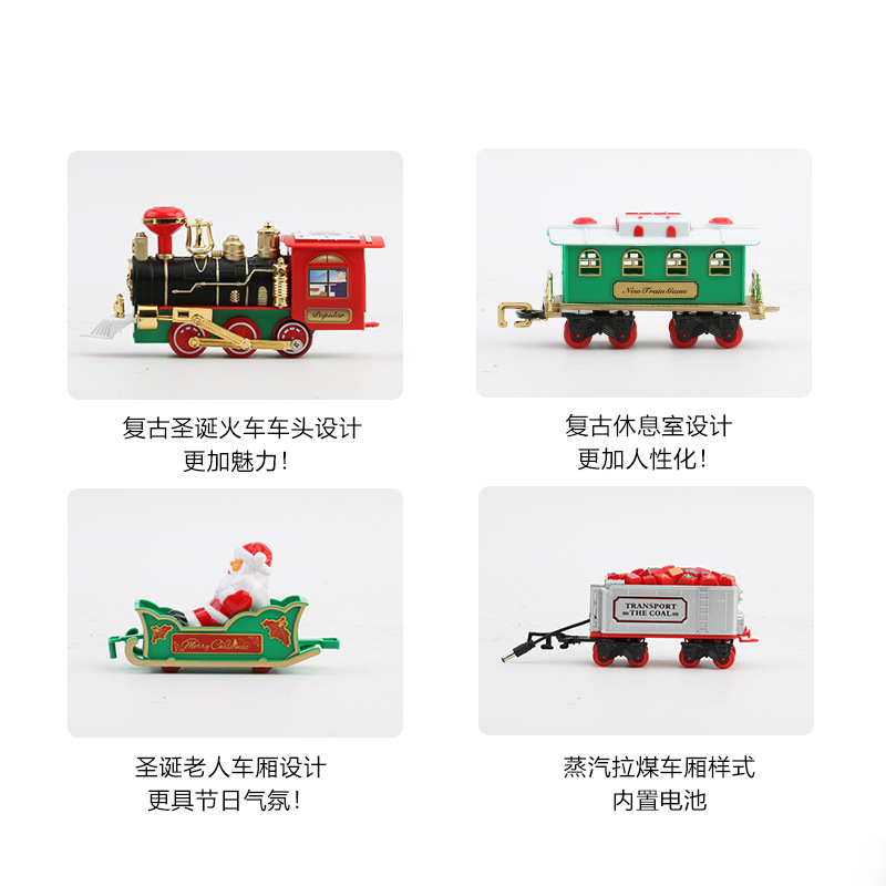 Electric Christmas Train Set M - Toy Train Track Set review and price