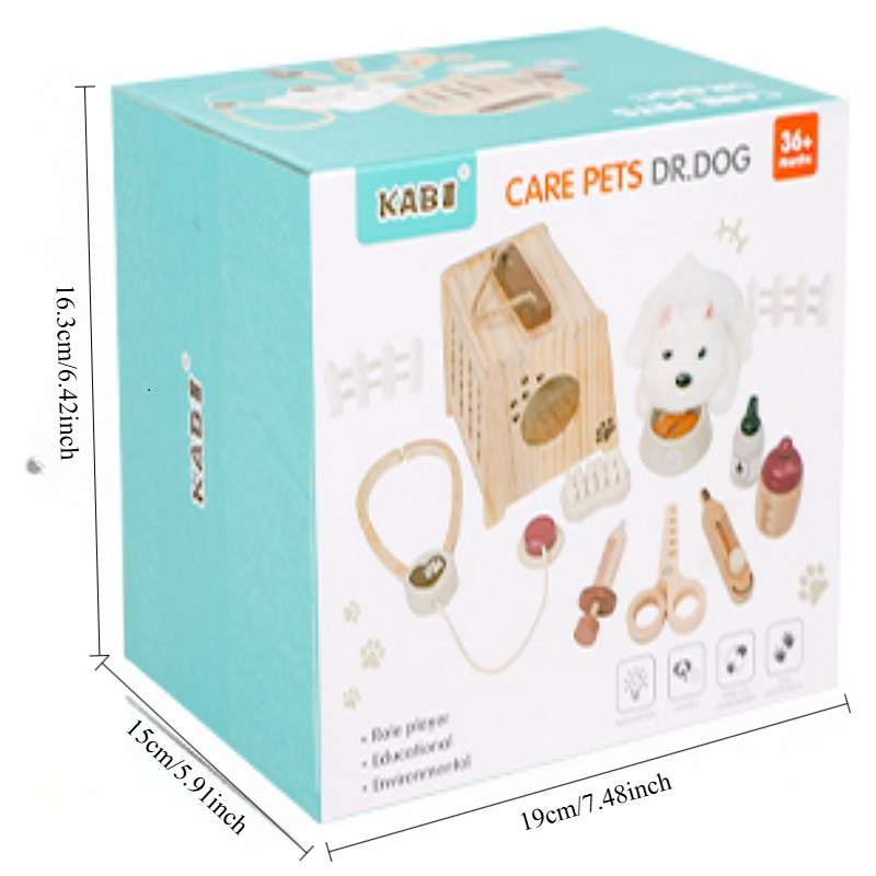 Wooden Pet Doctor Kit Kids Pre - Kids Toys Doctor Set review and price