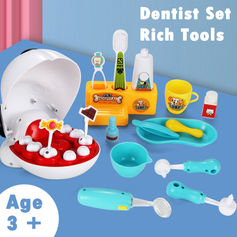 Pet Dentist Toy Pretend Play D - Kids Toys Doctor Set review and price