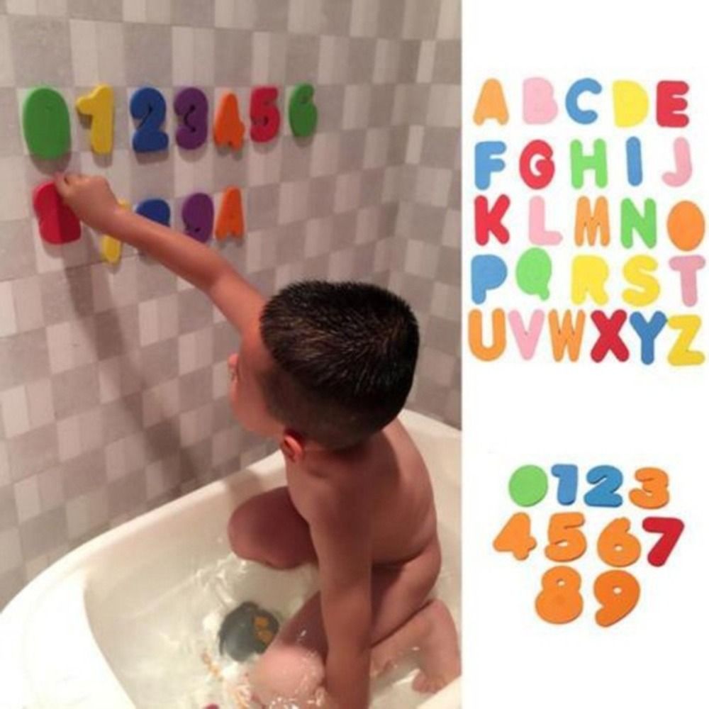 36 pcs New for Unisex   Teachi - Bath Letter Number Foam review and price