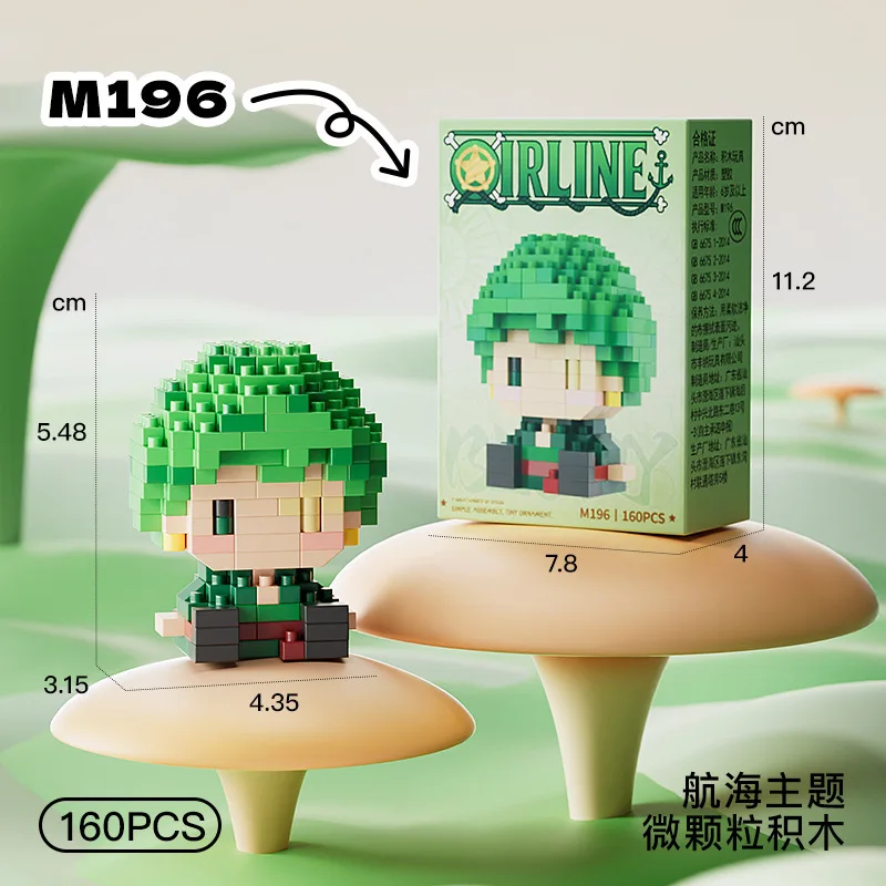 ONE PIECE 3D Anime Model Sun G - Lego Building Blocks review and price